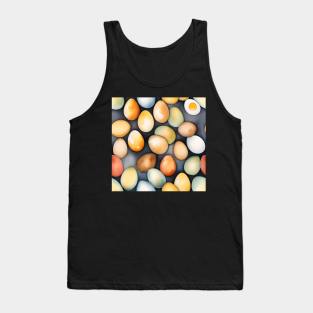 National Egg Month January - Watercolors Tank Top